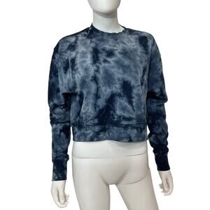 Simkhai Cropped Blue Standard Sweatshirt Size XS